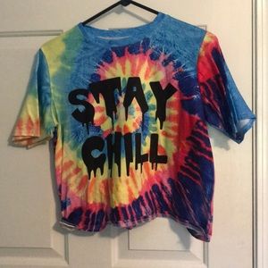 Tye dye crop top